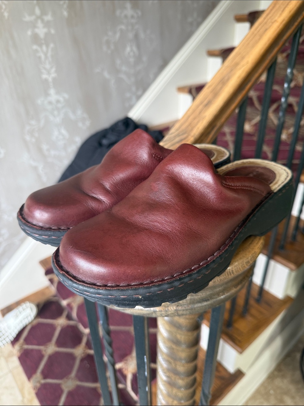 BANDOLINO BLU ladies, leather clog, preowned good condition, size 8 - Picture 4 of 10